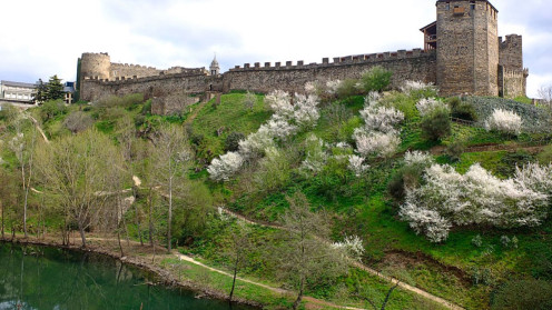 Margen izquierda del río Sil en Ponferrada