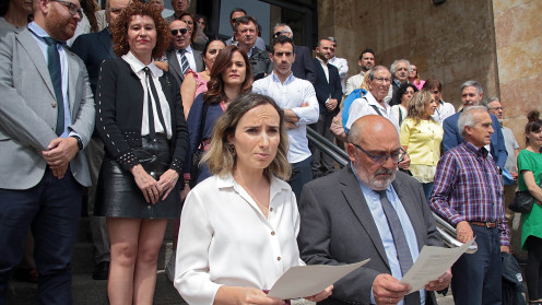 Concentración de jueces y fiscales en León