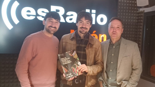 Emilio Gancedo, coordinador de Proyectos y Actividades del ILC junto a Arturo Martínez y Santi Fernández