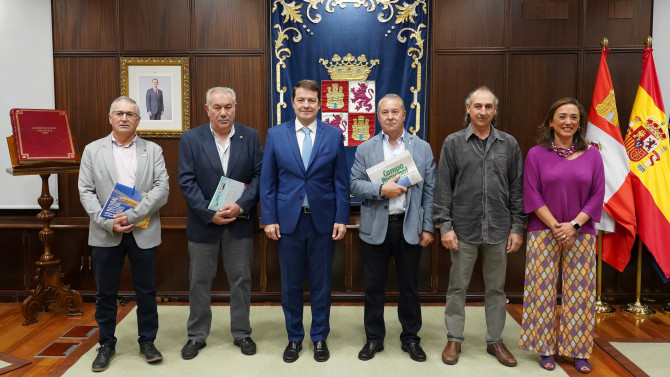 ICAL. El presidente de la Junta de Castilla y León, Alfonso Fernández Mañueco, mantiene un encuentro con los representantes de las Organizaciones Profesionales Agrarias de Castilla y León.