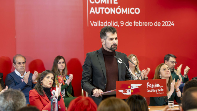 ICAL . El secretario regional del PSOE, Luis Tudanca, interviene en el Comité Autonómico del PSOE de Castilla y León