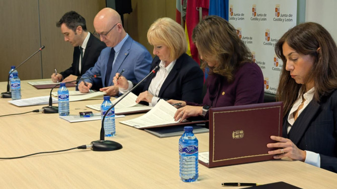 esRadio CyL| Firma del acuerdo Incofi entre la Junta de Castilla y León y las universidades públicas de la región.