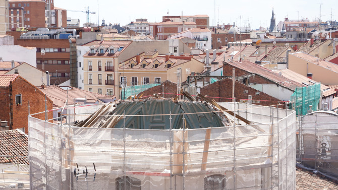 ICAL. Miriam Chacón. Derrumbe de la cúpula de la Vera Cruz en Valladolid.