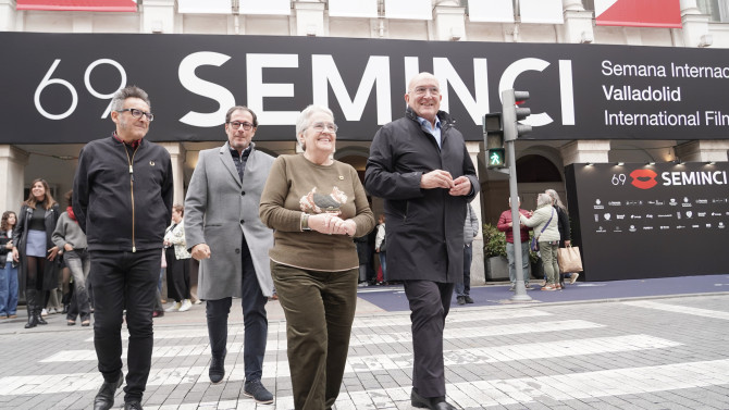 ICAL. El alcalde, Jesús Julio Carnero, presenta una iniciativa en homenaje a la actriz Concha Velasco, en el marco de la 69 Semana Internacional de Cine de Valladolid-Seminci.