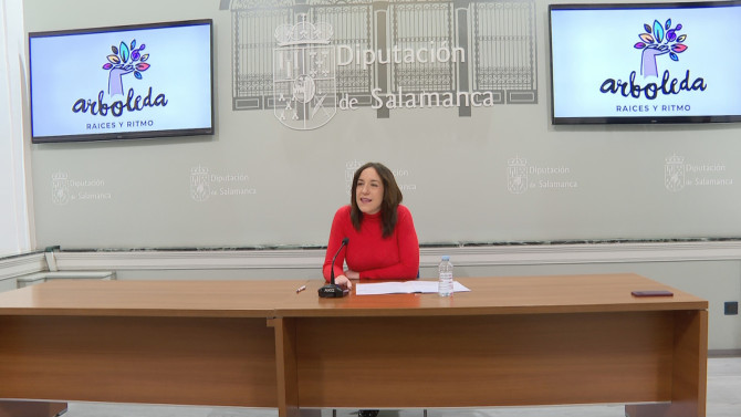 La Diputada de Medio Ambiente, Pilar Sánchez, durante la presentación de la actividad.