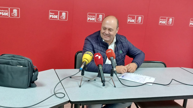 Javier Campos, en su comparecencia en Ponferrada