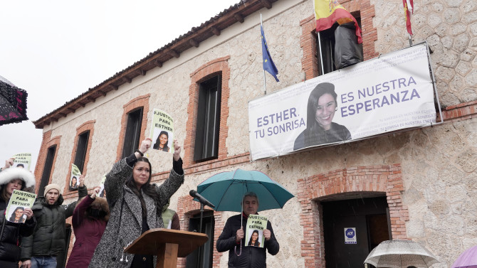 ICAL. La localidad vallisoletana de Traspinedo celebra una concentración para pedir justicia para Esther López, cuando se cumplen dos años de su desaparición y muerte, bajo el lema ‘Dos años sin ti