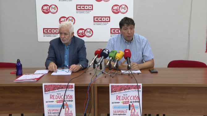 Marcelino García y José Antonio Gallego son los Secretarios Generales de UGT y CCOO en Salamanca.