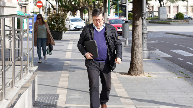 ICAL. Miriam Chacón. Rafael Delgado llega a la Audiencia Provincial de Valladolid en la última jornada del juicio por el caso de la 'Perla Negra'.