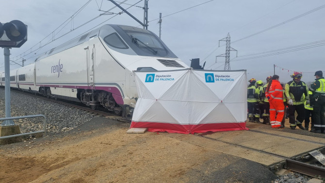 Subdelegación del Gobierno en Palencia. Un accidente ferroviario en Husillos deja a dos varones fallecidos.