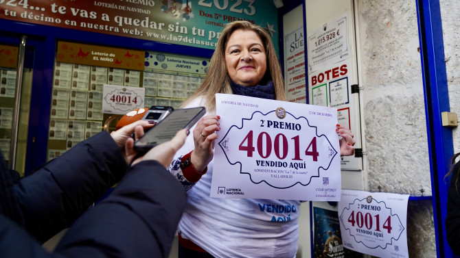 Administración de Lotería nº7 de Valladolid donde se ha vendido el segundo premio | ICAL