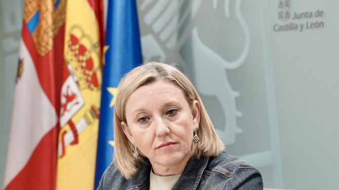 ICAL. Isabel Blanco, la consejera de Familia e Igualdad de Oportunidades de la Junta, en el último Consejo de Gobierno, donde ha exigido explicaciones a la ministra Ana Redondo.