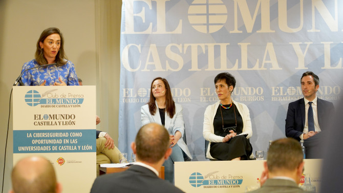 ICAL | Leticia Pérez - La consejera de Movilidad y Transformación Digital, María González Corral, participa en el acto de clausura del foro 'La ciberseguridad como oportunidad en las universidades de Castilla y León', organizado por El Mundo de Castilla y León