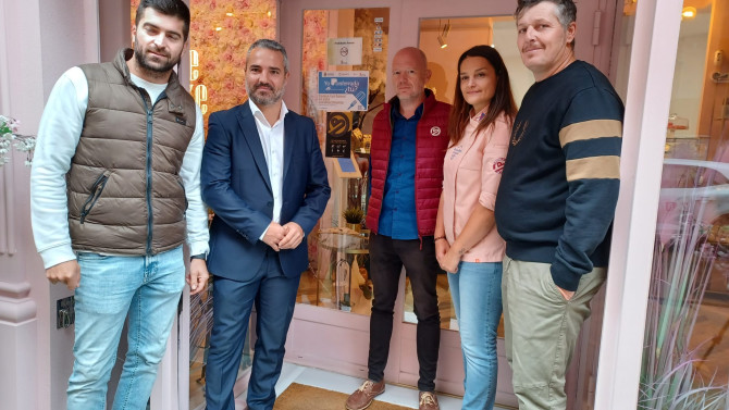 Presentación de la campaña en Sandra Romero Patisserie