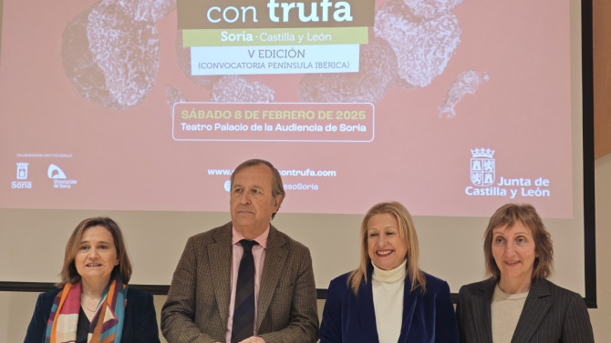 Presentación del V Concurso Internacional 'Cocinando con trufa'.