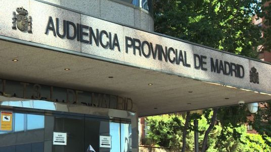 Imagen de la fachada de la Audiencia Provincial de Madrid