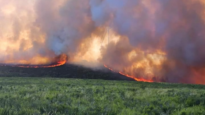 El incendio avanzó rápidamete